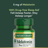 Nature's Bounty Melatonin 5 mg Softgels softgel close-up