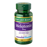 Nature's Bounty Melatonin 5mg Dual Spectrum Tablets front view