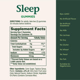 Nature's Bounty Melatonin Gummies 10mg back view packaging