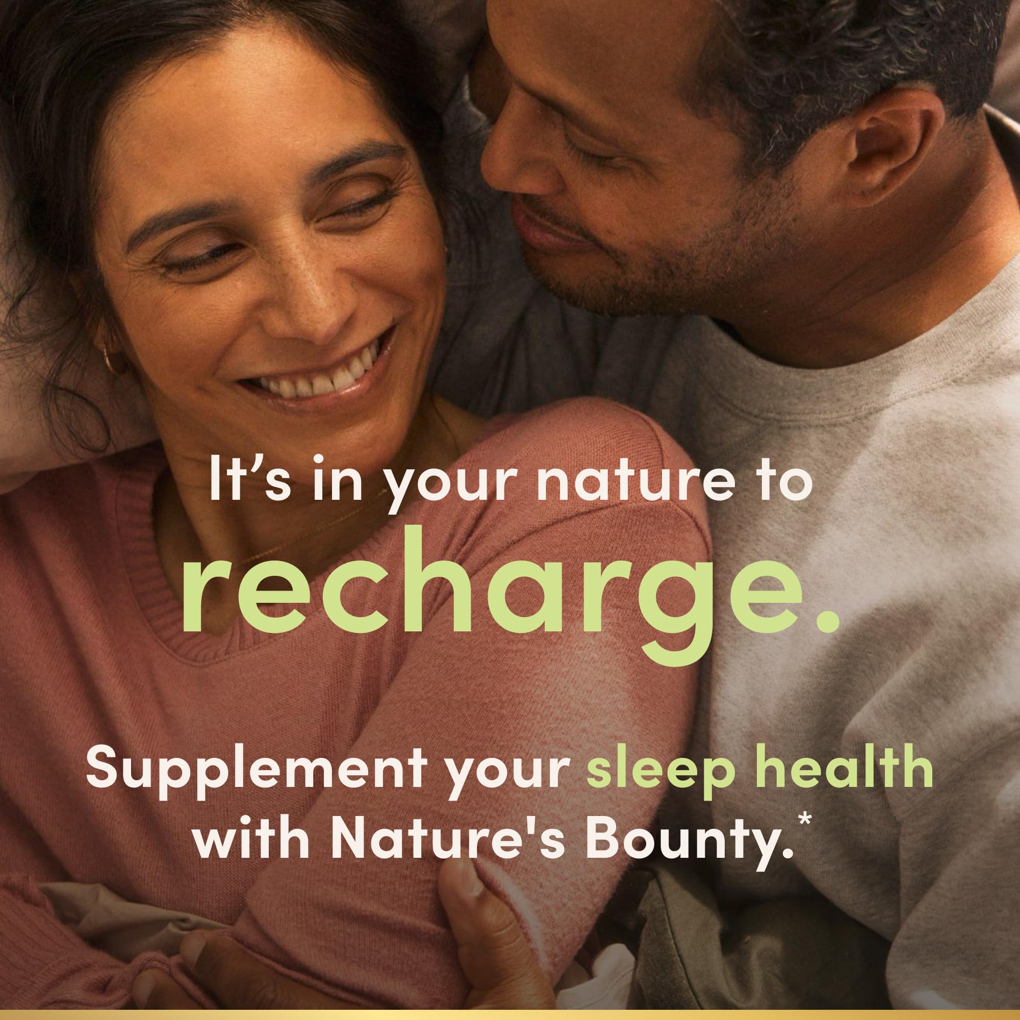 Nature's Bounty Melatonin tablets on a wooden surface