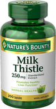 Nature's Bounty Milk Thistle 250mg Capsules front view