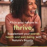 Nature's Bounty Milk Thistle Capsules on a kitchen counter
