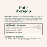 Nature's Bounty Oil of Oregano 1g supplement capsule close-up