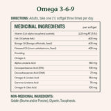 Nature's Bounty Omega 3-6-9 Softgels packaging