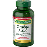 Nature's Bounty Omega 3-6-9 Softgels side view