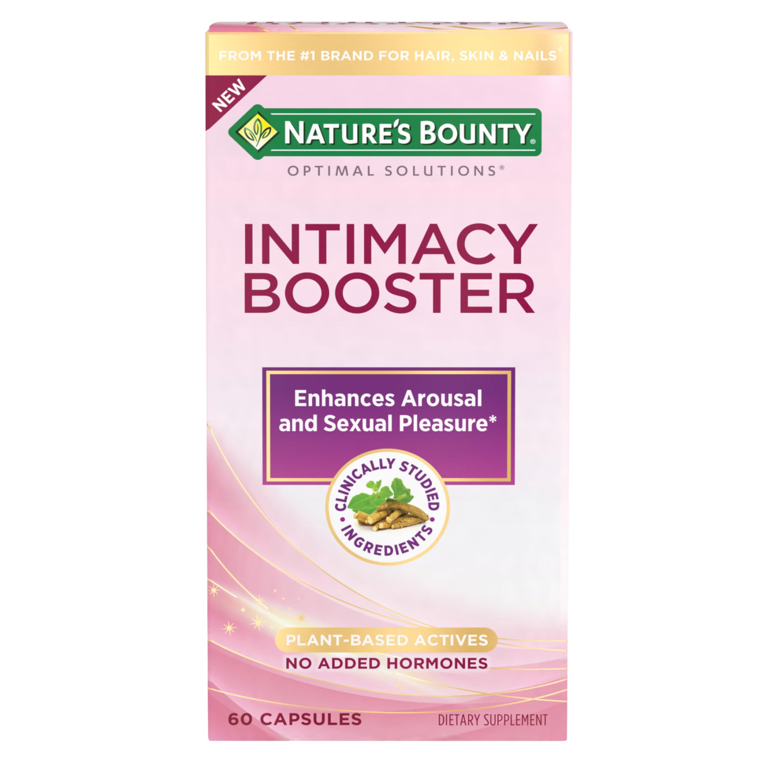 Nature's Bounty Optimal Solutions Intimacy support 60 Capsules front view