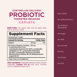 Nature's Bounty Probiotic Caplets showing dosage information