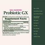 Nature's Bounty Probiotic GX on a wooden table with natural light