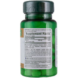 Nature's Bounty Pure Vitamin C 500 mg 100 Tablets back view