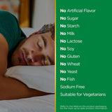 Nature's Bounty Quick Dissolve Melatonin 10mg ingredients list