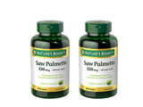 Nature's Bounty Saw Palmetto 450 mg Capsules front view