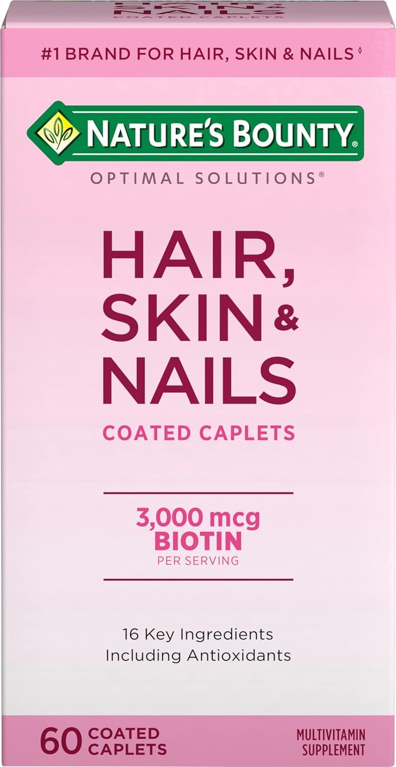 Nature's Bounty Skin, Hair and Nails Supplement front view