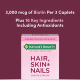 Nature's Bounty Skin, Hair and Nails Supplement packaging