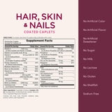 Nature's Bounty Skin, Hair and Nails Supplement side view
