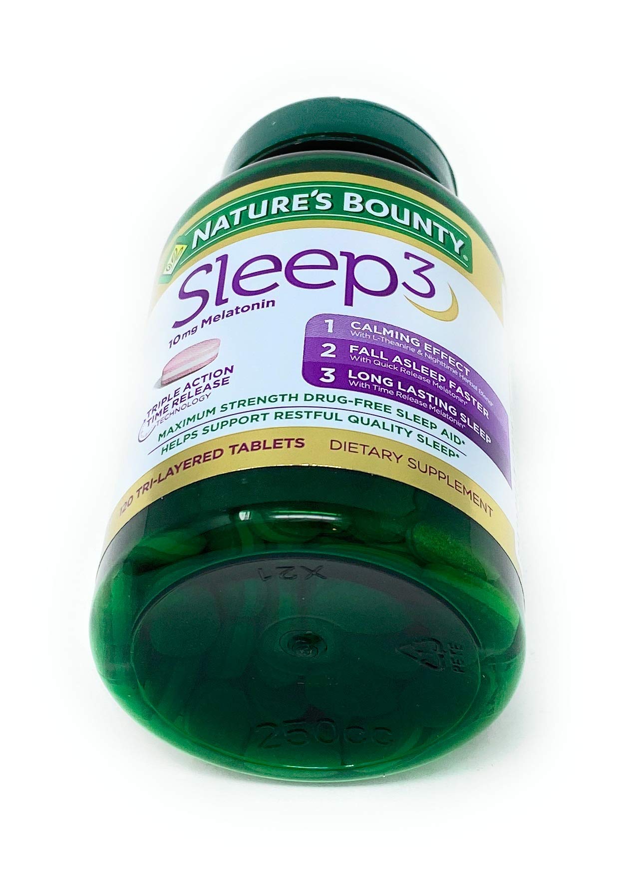 Nature's Bounty Sleep 3 Triple Action Sleep Aid packaging