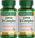 Nature's Bounty Super B-Complex 150 coated tablets front view