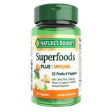 Nature's Bounty Superfoods Plus daily wellness capsule bottle front view