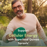 Nature's Bounty Superfoods Plus Energy bottle side view