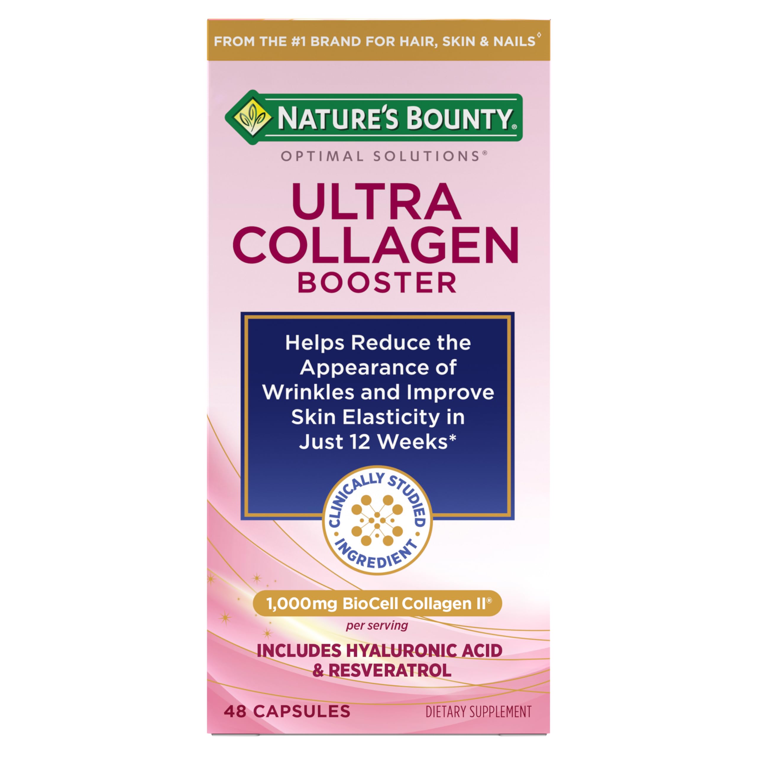Nature's Bounty Ultra Collagen support 70g front view
