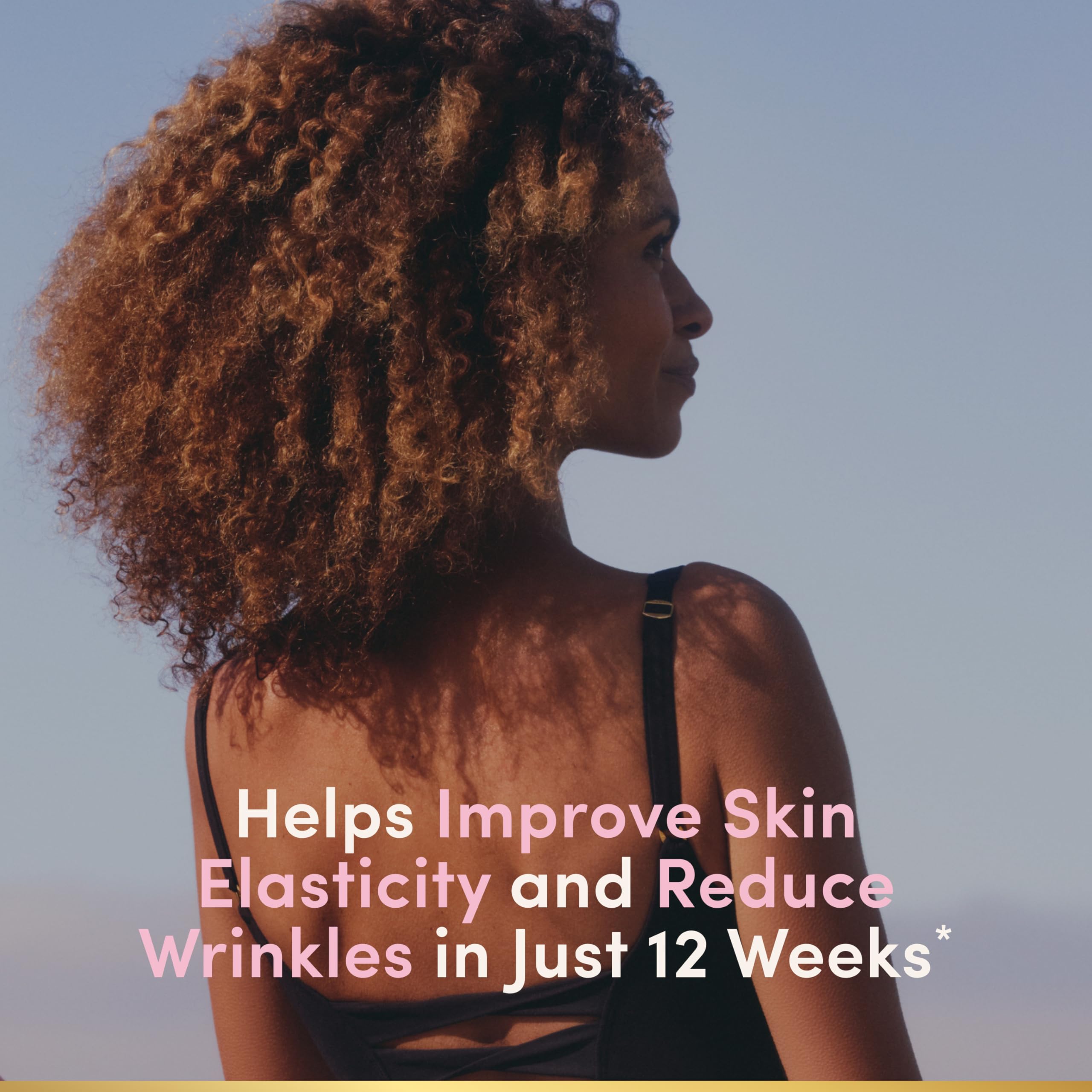 Nature's Bounty Ultra Collagen support 70g side view