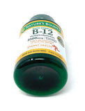 Nature's Bounty Vitamin B-12 2500 mcg tablets close-up showing size