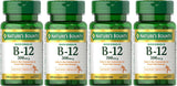 Nature's Bounty Vitamin B-12 500mcg supplement front view