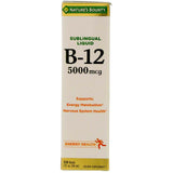 Nature's Bounty Vitamin B-12 Sublingual Liquid 2 Fl oz. front view
