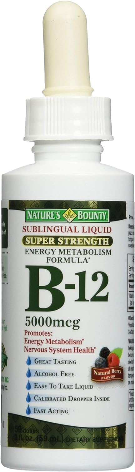 Nature's Bounty Vitamin B-12 Supplement 381g front view