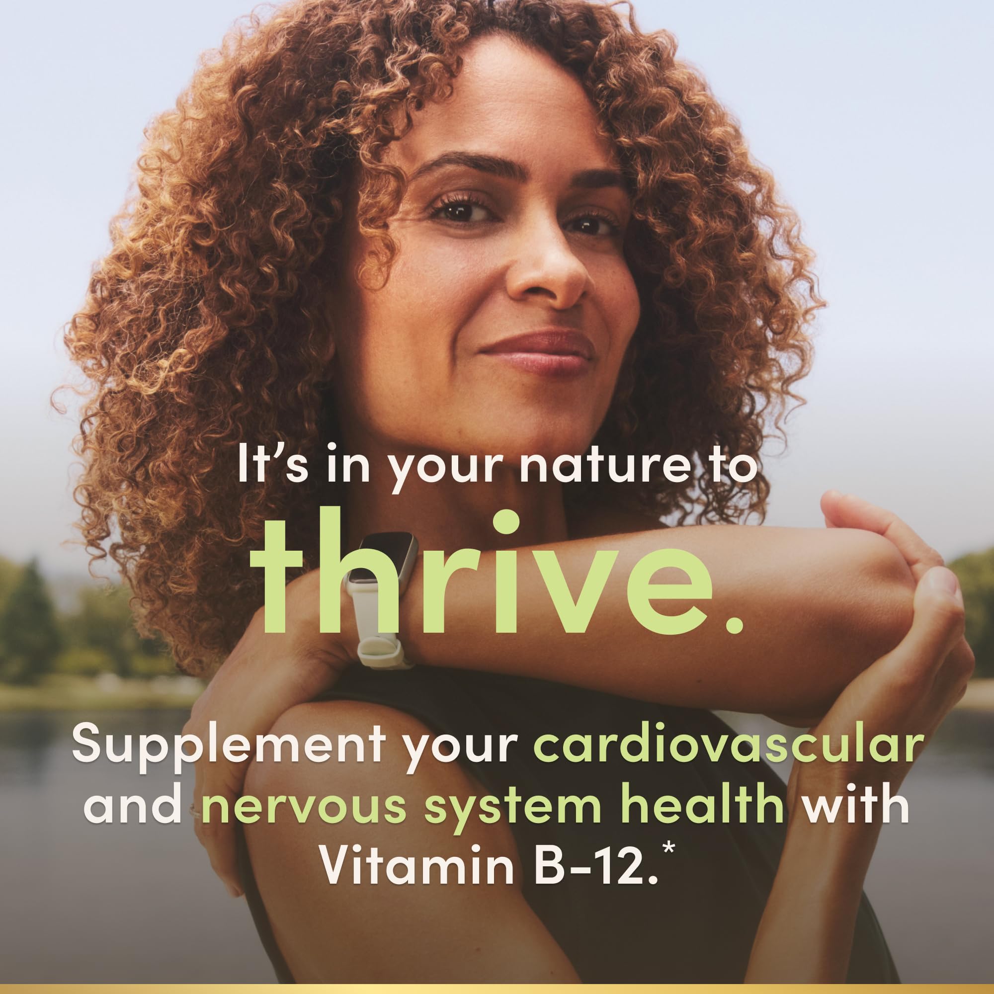 Nature's Bounty Vitamin B12 1000MCG Quick Dissolve Tablets close-up