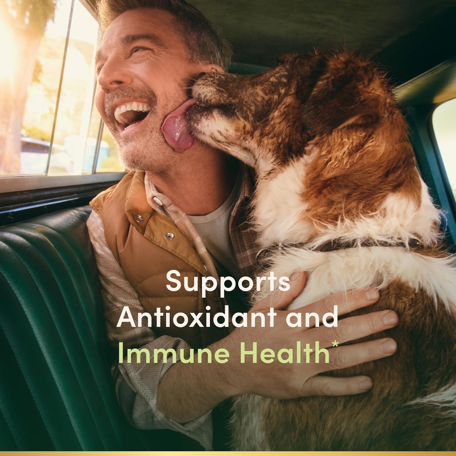Nature's Bounty Vitamin C Caplets 1000 mg bottle side view