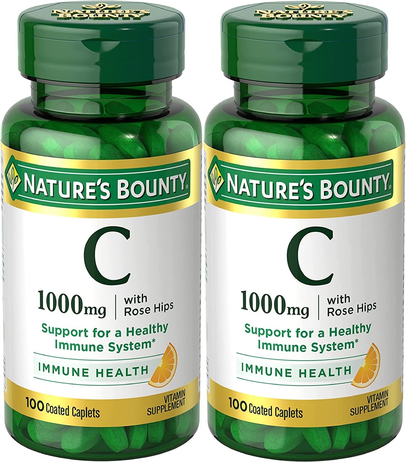 Nature's Bounty Vitamin C Plus Rose Hips Pack of 2 front view