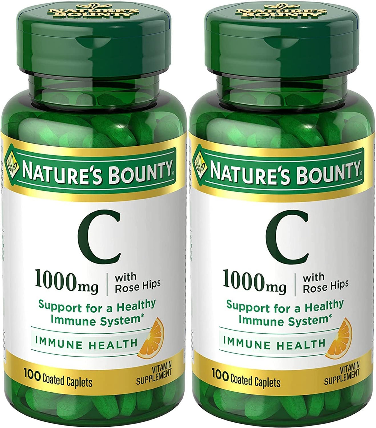 Nature's Bounty Vitamin C Plus Rose Hips Pack of 2 front view