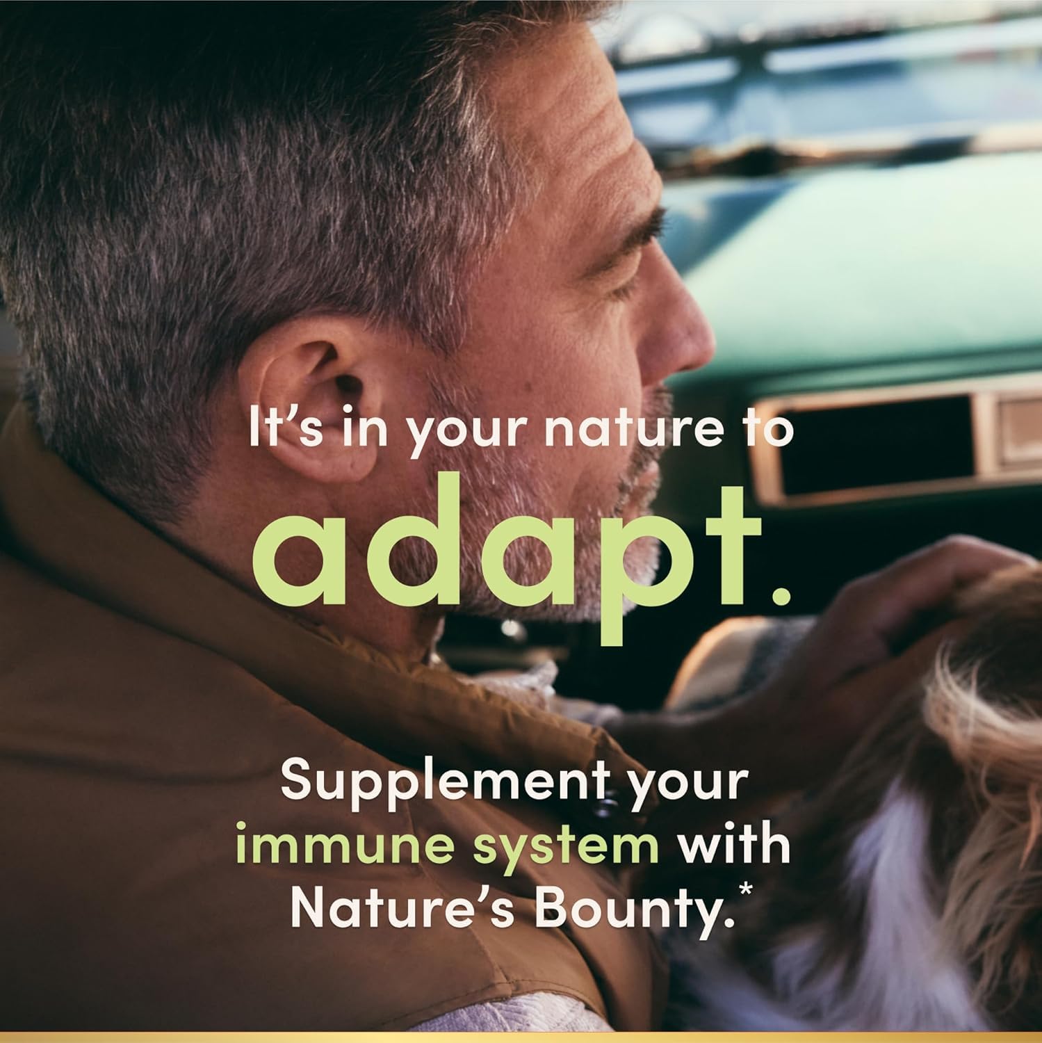 Nature's Bounty Vitamin D3 1000 IU Softgels in hand