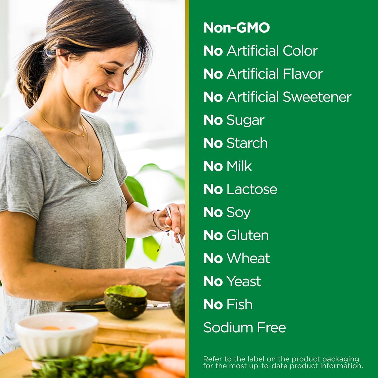Nature's Bounty Vitamin D3 200g packaging details