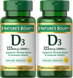 Nature's Bounty Vitamin D3 68g front view
