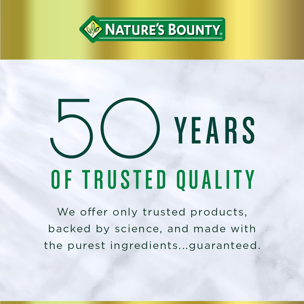 Nature's Bounty Zinc 50mg Caplets ingredients list
