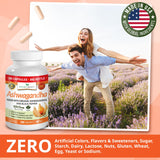 NATURE'S BRANCH Ashwagandha 1965mg vegan capsules close-up