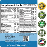 NATURE'S BRANCH Brain support Supplement with a measuring spoon