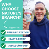 NATURE'S BRANCH Magnesium Citrate 400mg capsules bottle with label