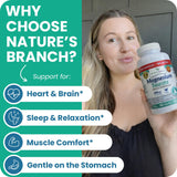 NATURE'S BRANCH Magnesium Taurate 400mg capsules close-up