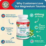 NATURE'S BRANCH Magnesium Taurate 400mg ingredients list