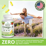 NATURE'S BRANCH Omega 3 Fish Oil Softgels 2400mg lifestyle scene