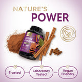 Nature's Choice Ceylon Cinnamon Capsules 1800mg nutritional information