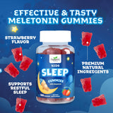 Nature's Choice Kids Melatonin Gummies back view