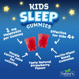 Nature's Choice Kids Melatonin Gummies packaging details