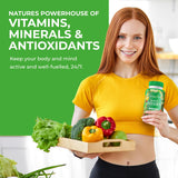 Nature's Core Fruit and Veggies Supplement packaging details