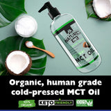 Nature's Diet MCT Oil 907g lifestyle scene with pets