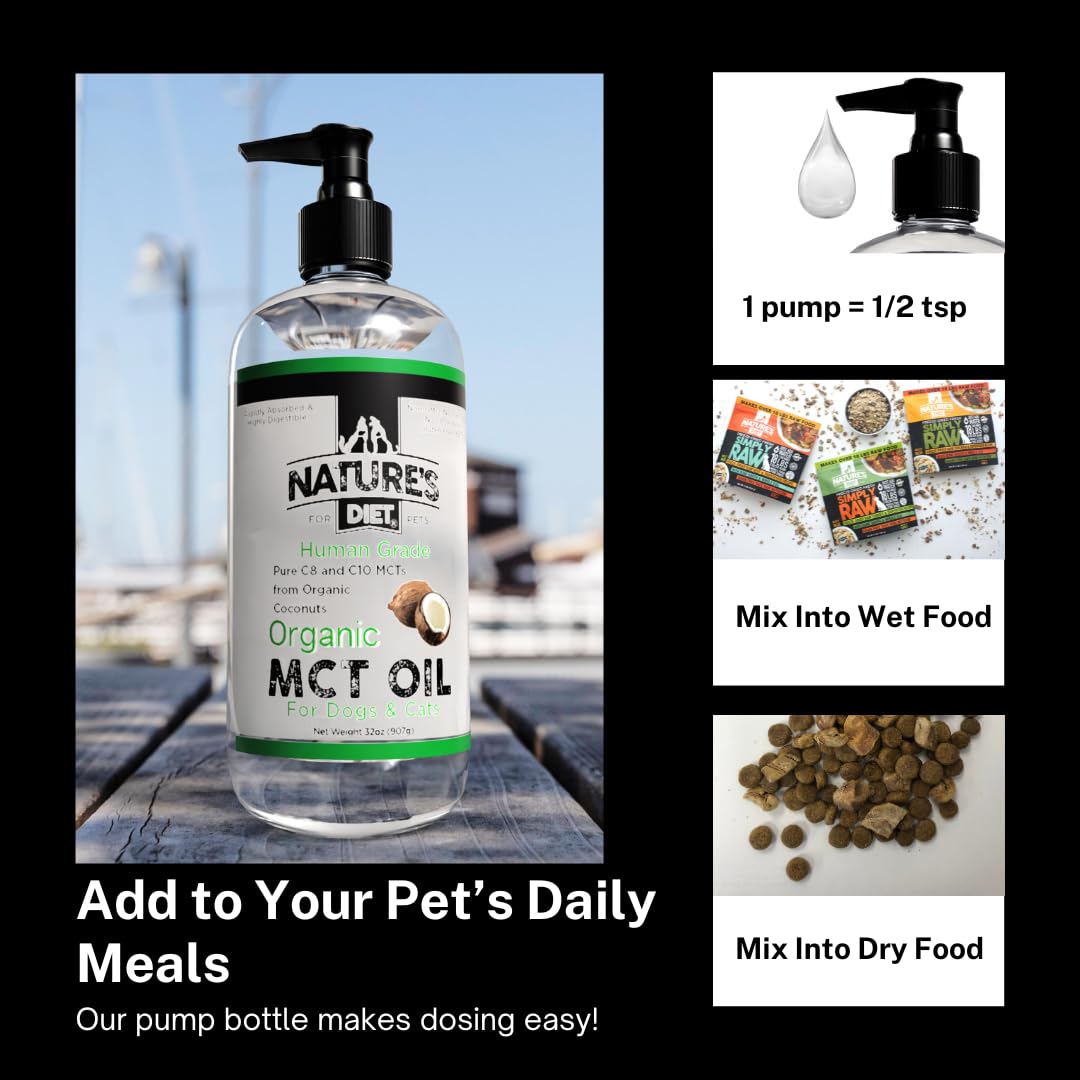 Nature's Diet MCT Oil 907g on kitchen counter