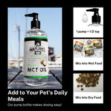 Nature's Diet MCT Oil 907g on kitchen counter