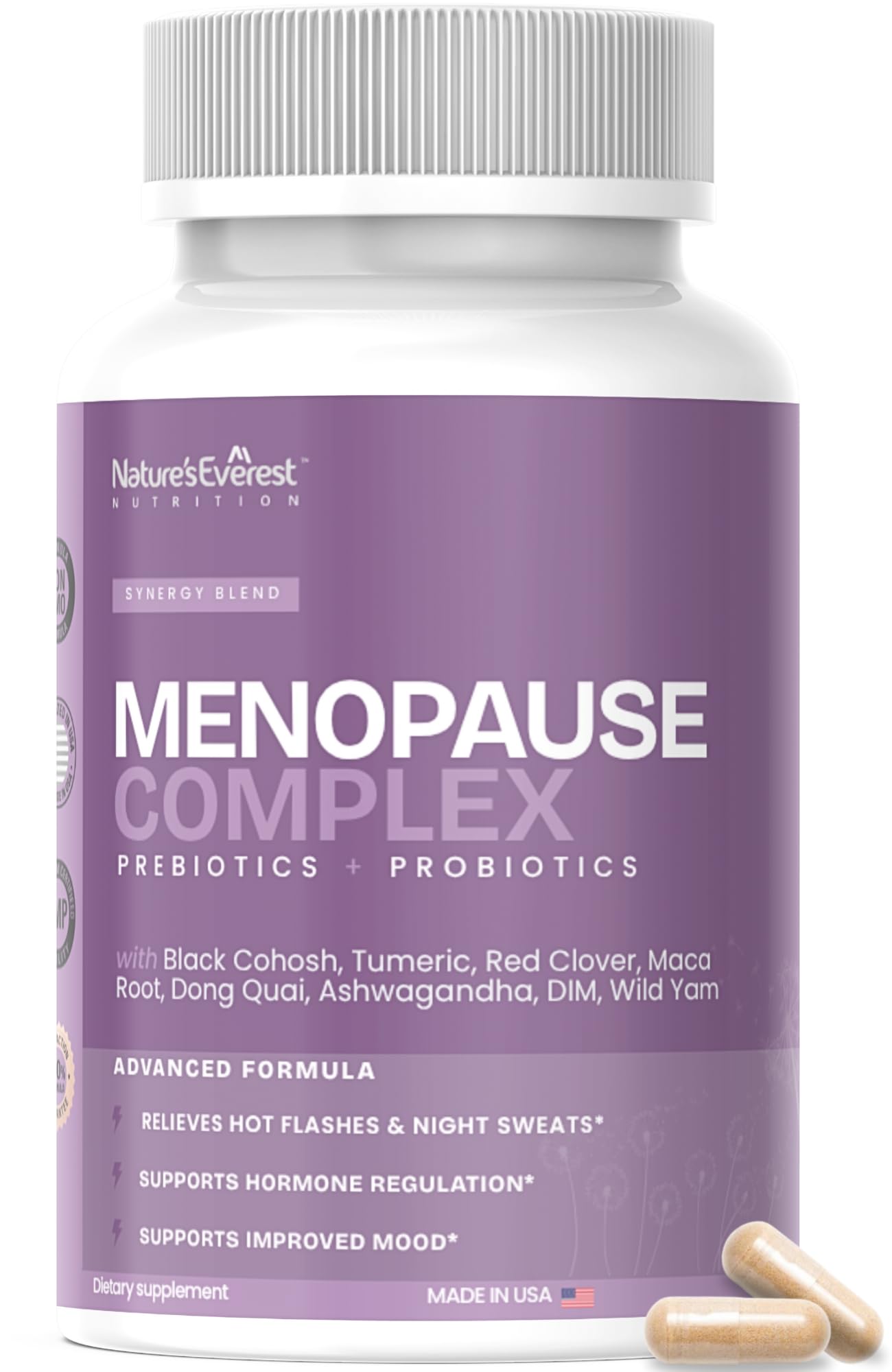 Nature's Everest Menopause Support Capsules front view